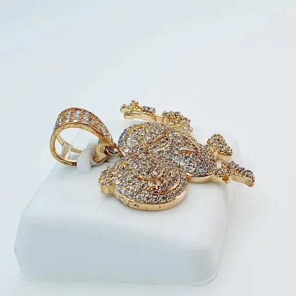 925 Sterling Silver Cubic Zirconia Pendant, UU1P6A6010